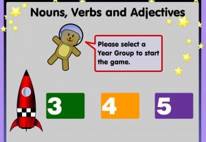 nouns verbs adjectives
